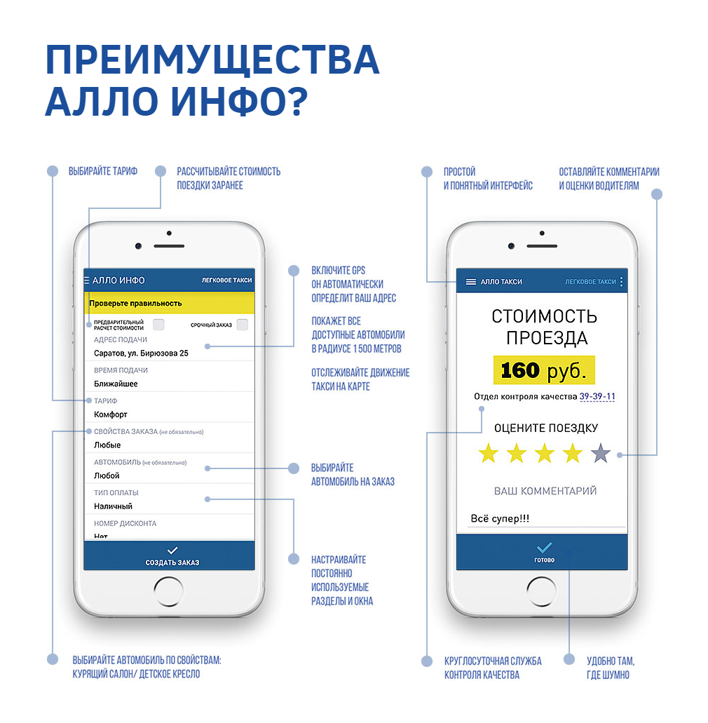 Мультилендинг для саратовского аналога «Убера»